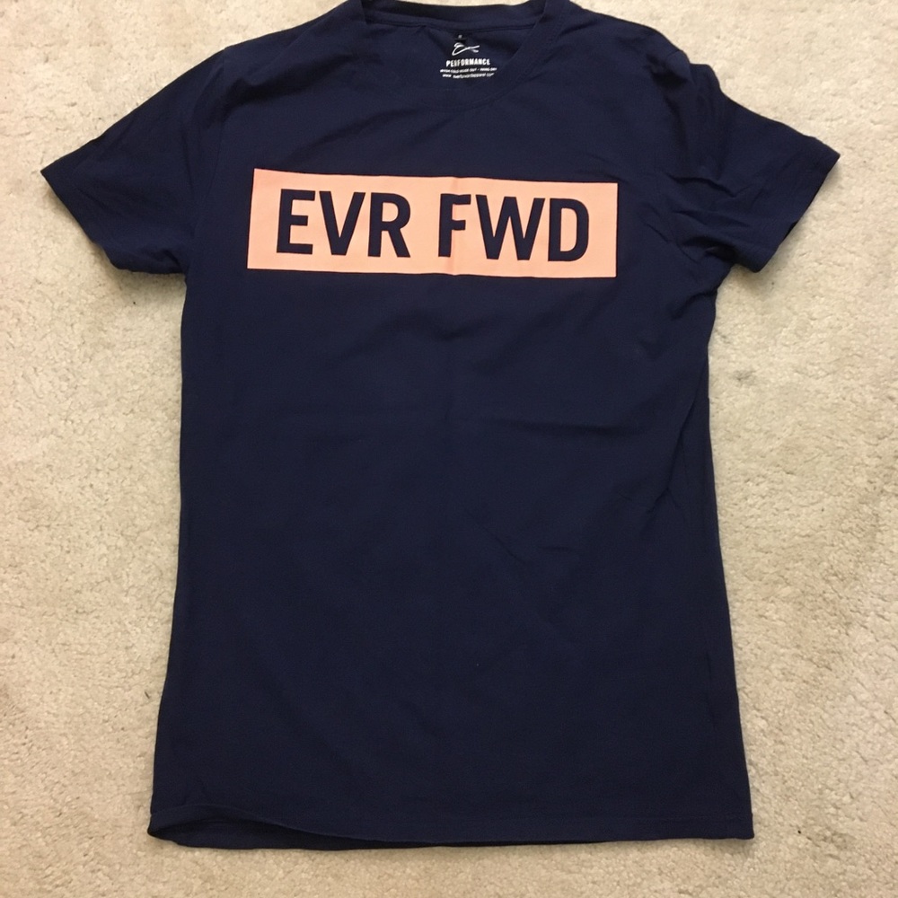 Ever Forward Box Logo Tee - Navy